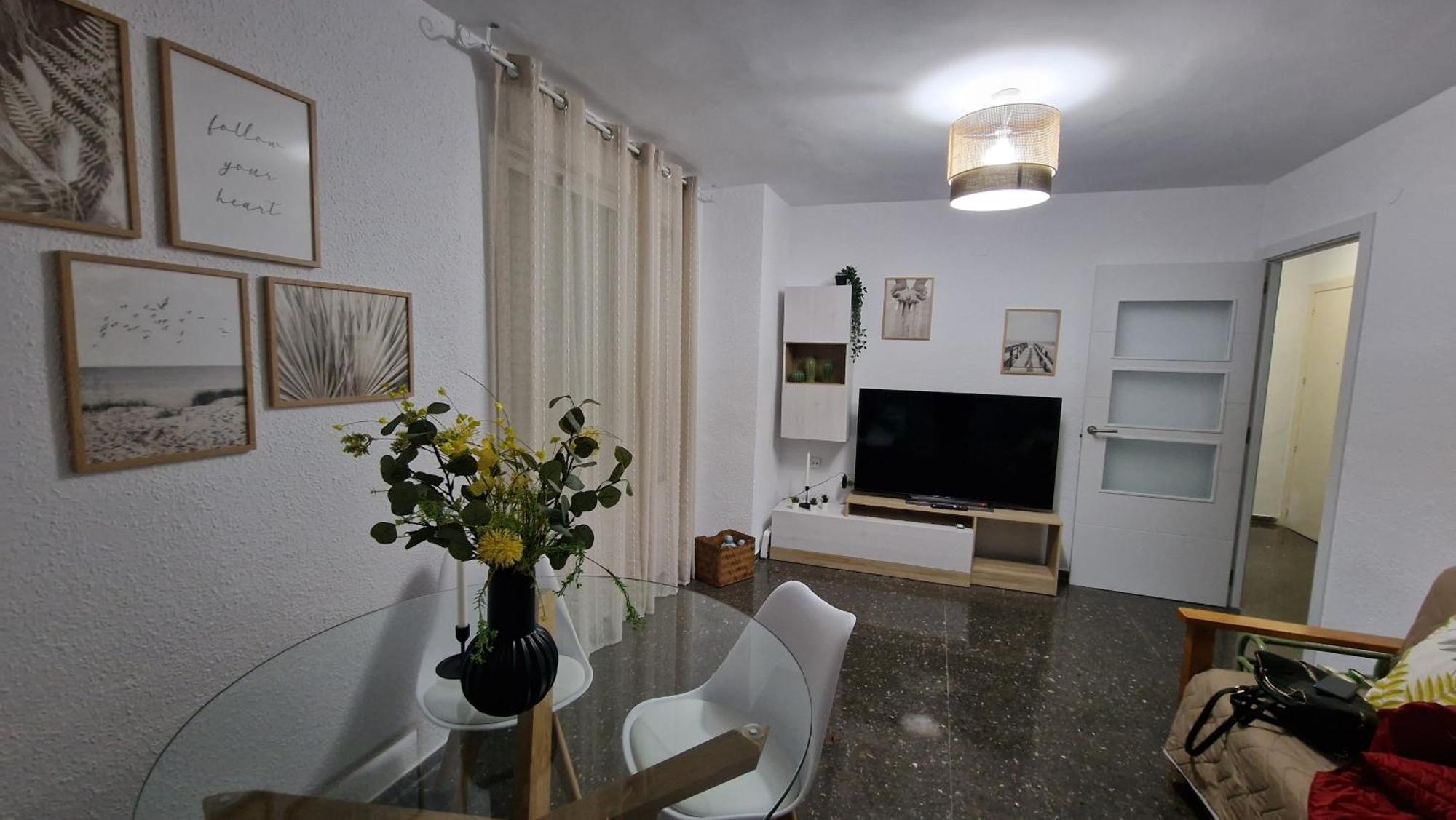 Apartamento Dos Habitaciones, Frente A La Playa, 贝尼卡西姆 外观 照片