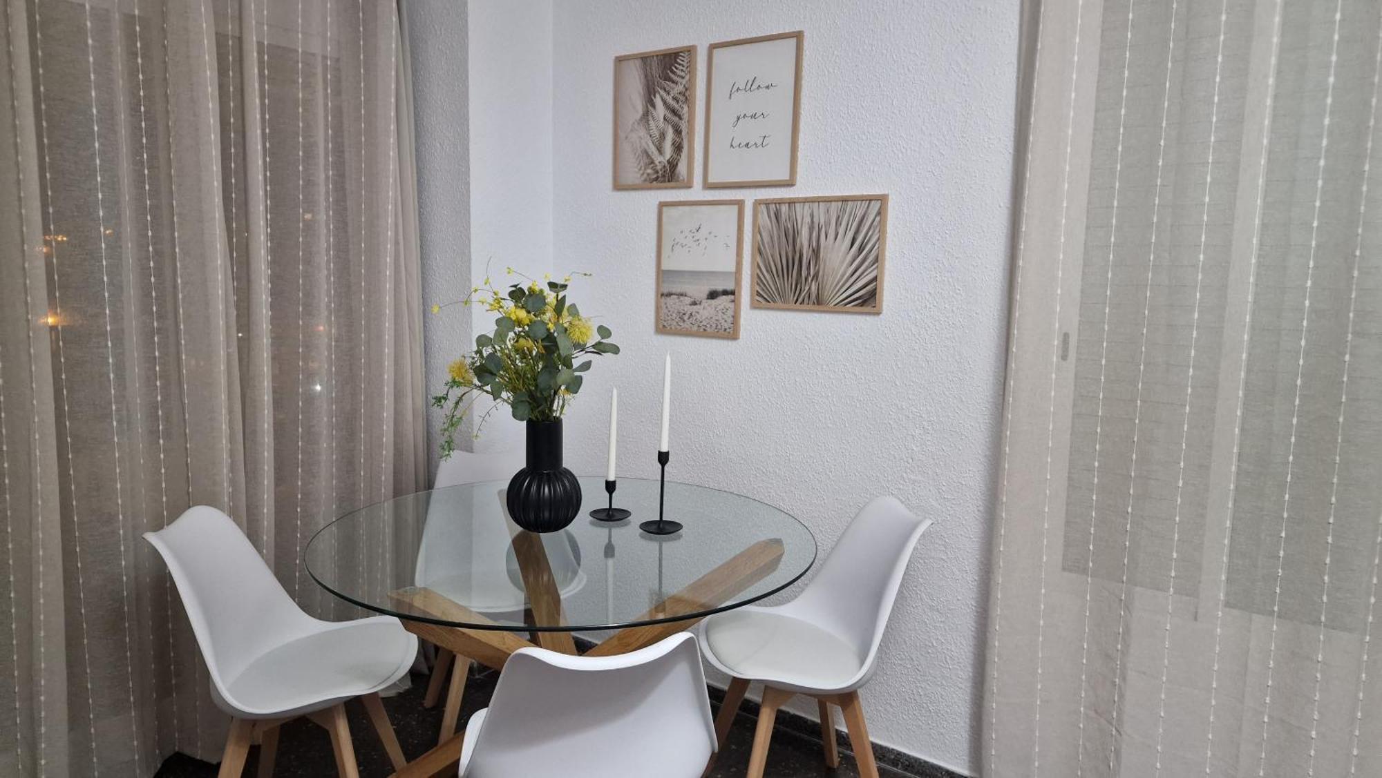 Apartamento Dos Habitaciones, Frente A La Playa, 贝尼卡西姆 外观 照片